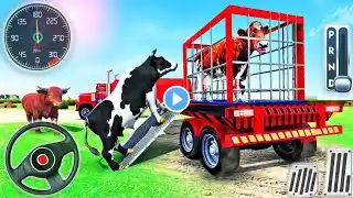 Farm Animal Truck Transport Simulator - Cargo Wild Truck Zoo Transporter Driving - Android GamePlay