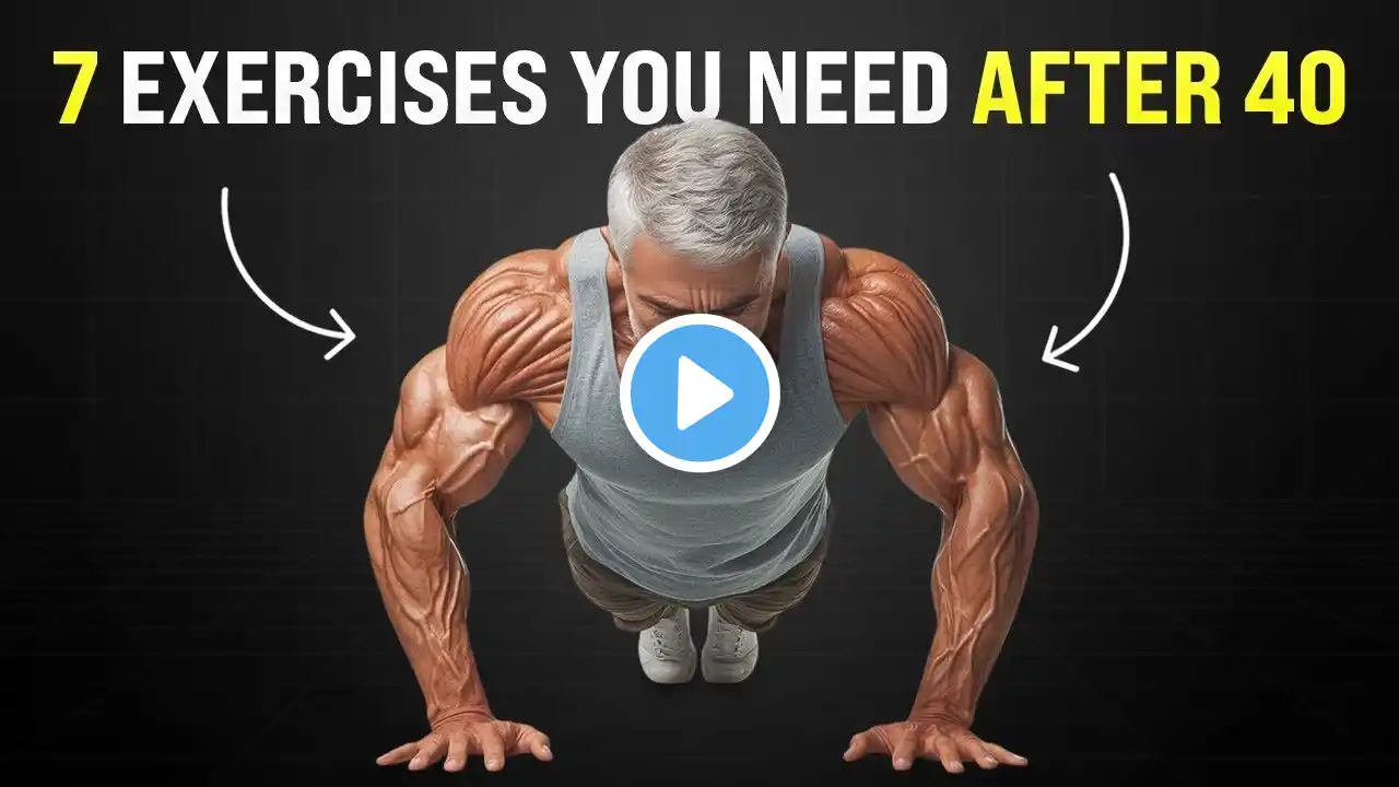 The ONLY 7 Exercises MEN Over 40 NEED! 💯🏋️💪🔥