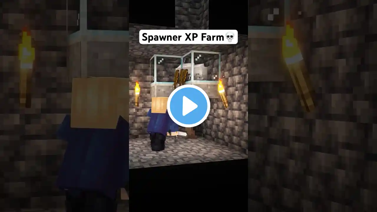 Spawner XP Farm in Minecraft💀