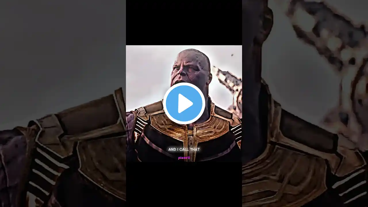 Hardest choices require the strongest wills || After Dark X Thanos Edit - [4K] || #shorts