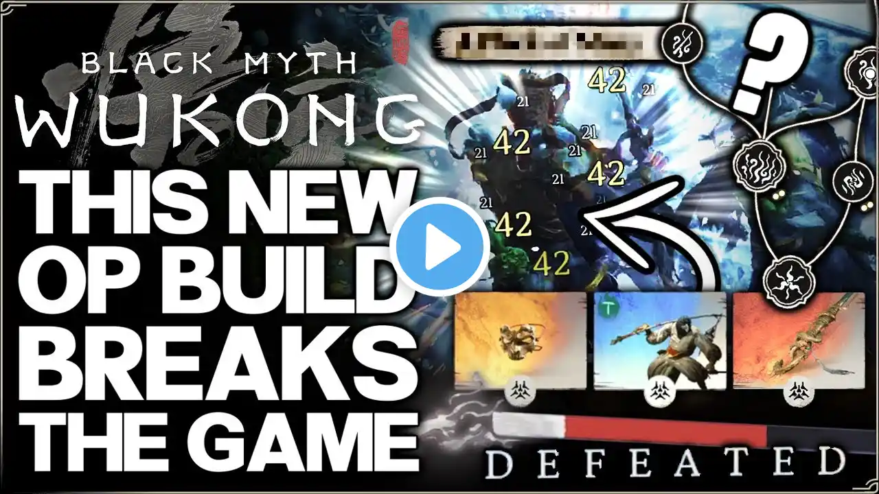 Black Myth Wukong - Get INFINITE Immobilize & Kill ANY Boss in Seconds - New Best OP Build Guide!