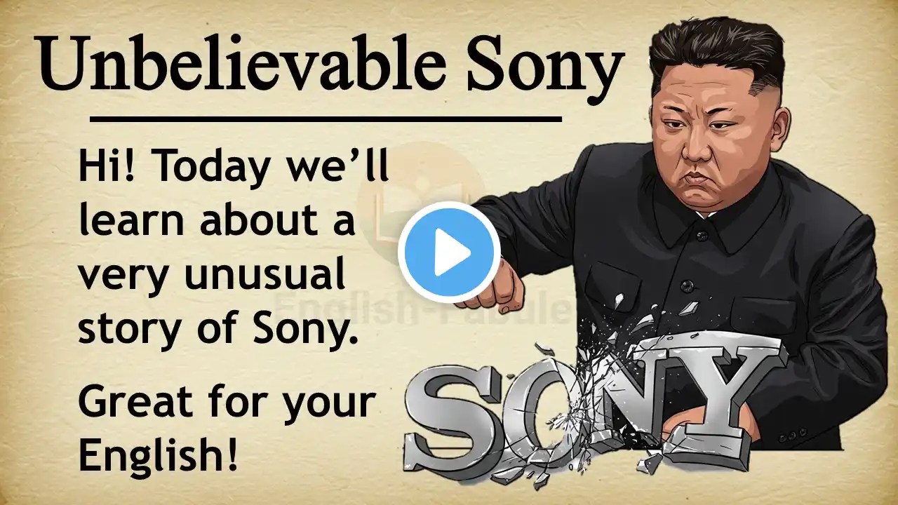 Unbelievable Story of Sony || ๐ฎ Learn English Through Story Level 3 || Graded Reader๐ง