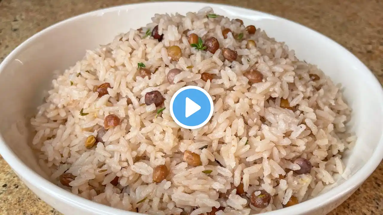 Jamaican Gungo Peas and Rice | Rice Recipe