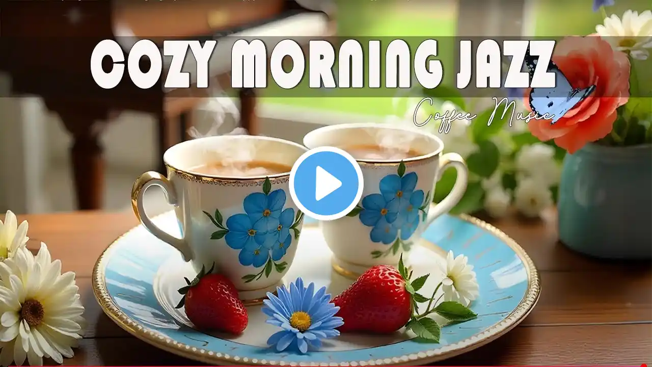 Cozy Morning Jazz Music 🎶 March Bossa Nova Instrumental and Relaxing Jazz Cafe Music for Studying.