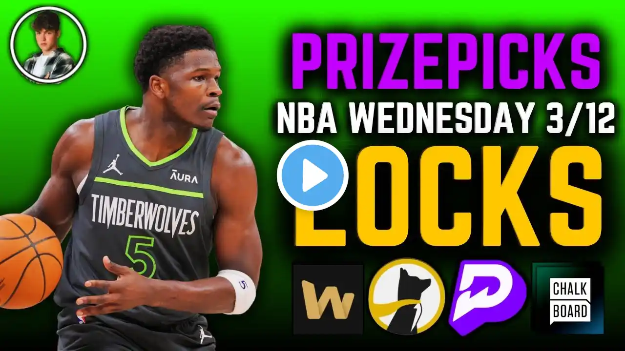 NBA Wednesday BEST Player Prop Picks (3/12)