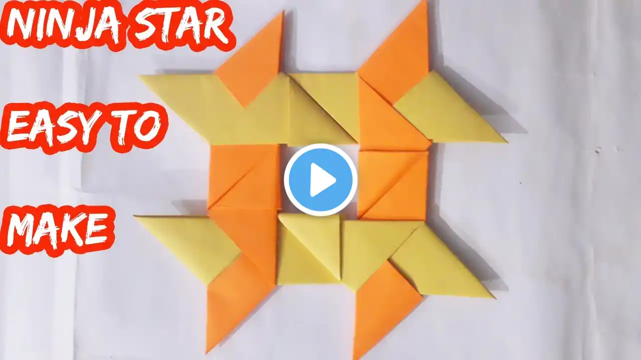 Origami Kunai Shuriken / Ninja Star easy to make