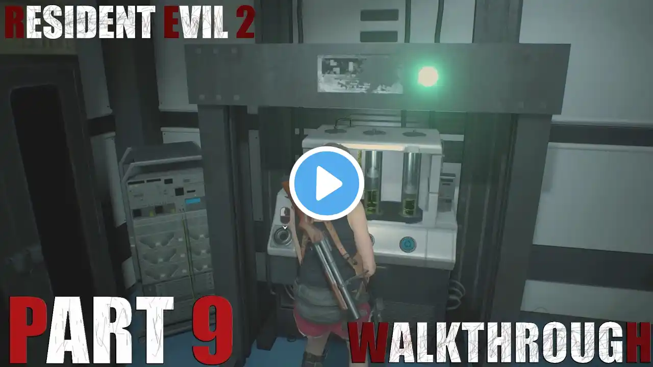 RESIDENT EVIL 2 REMAKE Walkthrough Gameplay Part 9 - REDFIELD (RE2 CLAIRE)