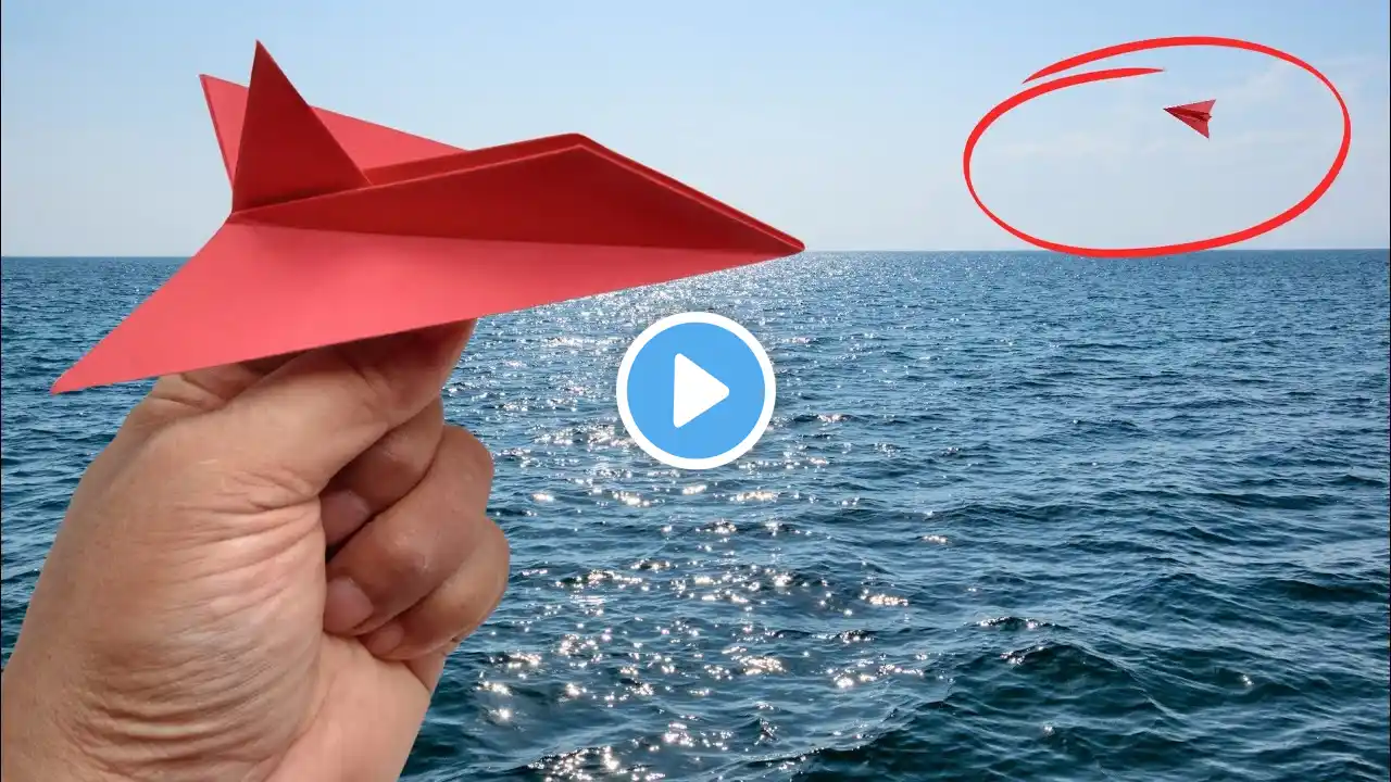 How to make a paper airplane from square paper