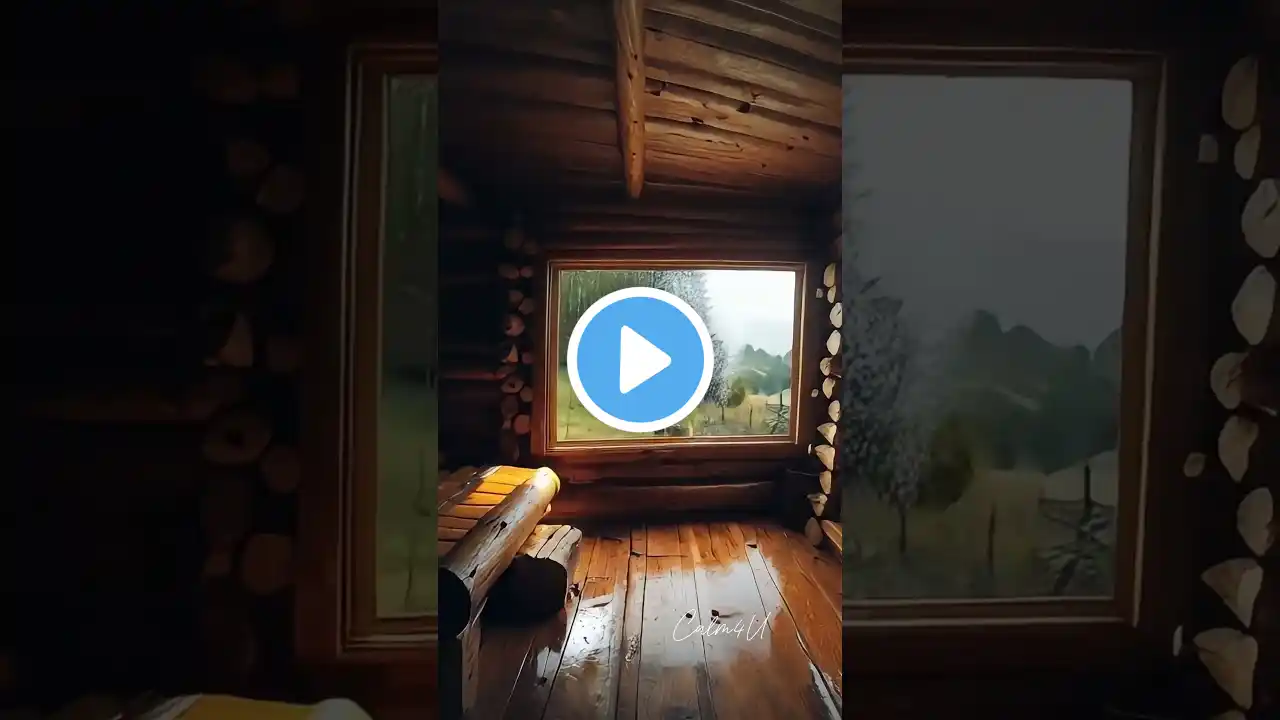 #Calm Forest Cabin 🌲 | Cozy Wooden Retreat with Nature Sounds for Relaxation, Sleep & Focus