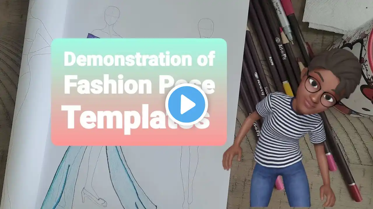 Demonstration of Bye Bye Studio's Fashion Templates