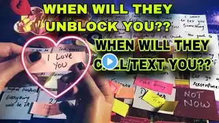 hindi/urdu | When will they Unblock you? | When will they Call/Text you? | Timeless Tarot 💕