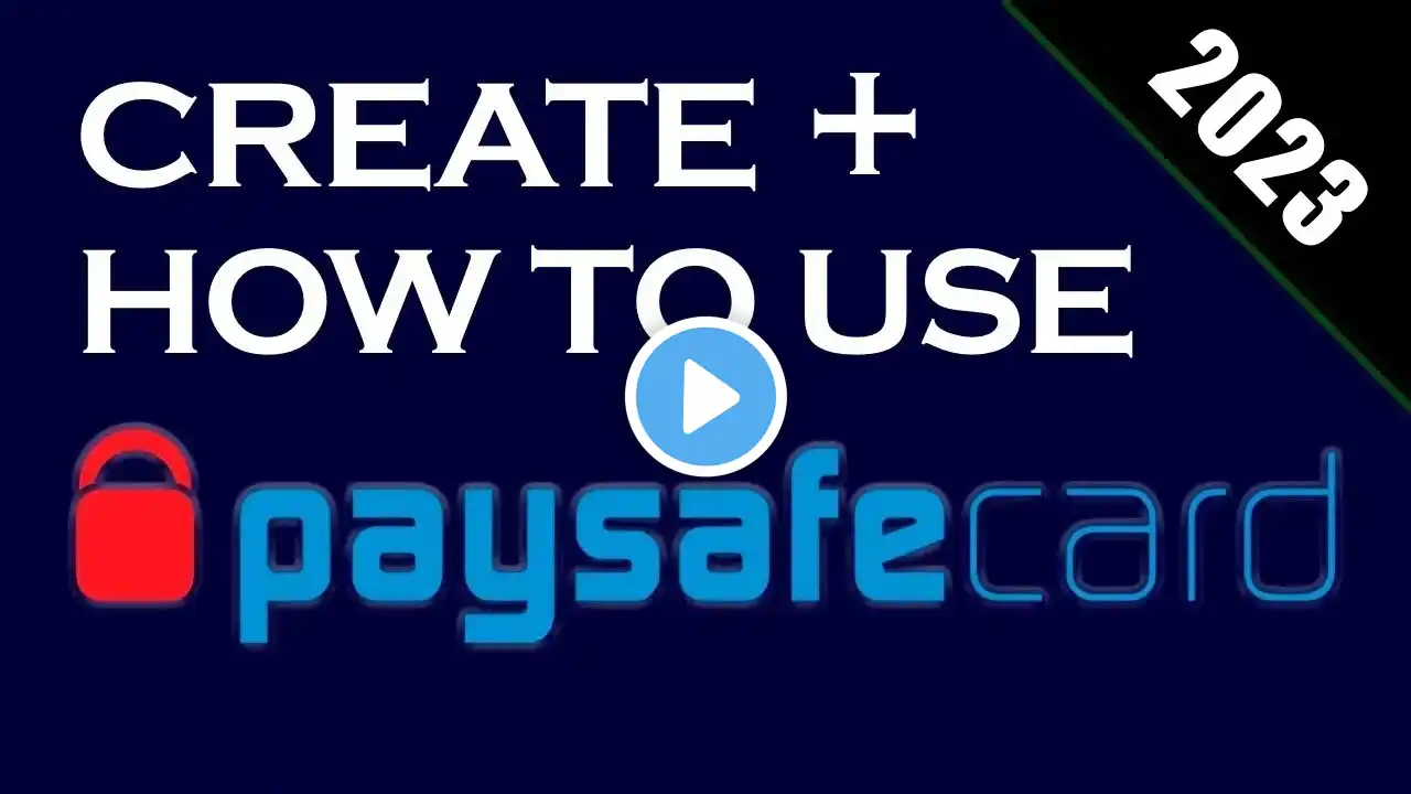 ➡️ How to Create PAYSAFECARD Account in 2025 ✚ How to Use PaySafeCard