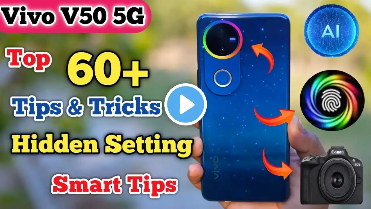 Vivo v50 5g tips and tricks,Vivo v50 hidden features,Vivo v50 top 60+ Hidden Settings in Hindi