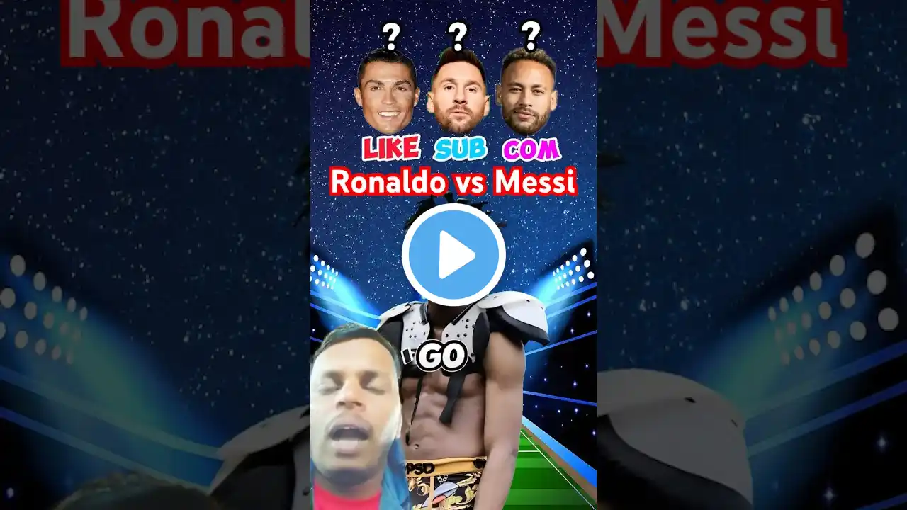 Who is the real goat 🐐#ronaldo #messi #neymar #football #soccerplayer#messi #soccerplayer #trending