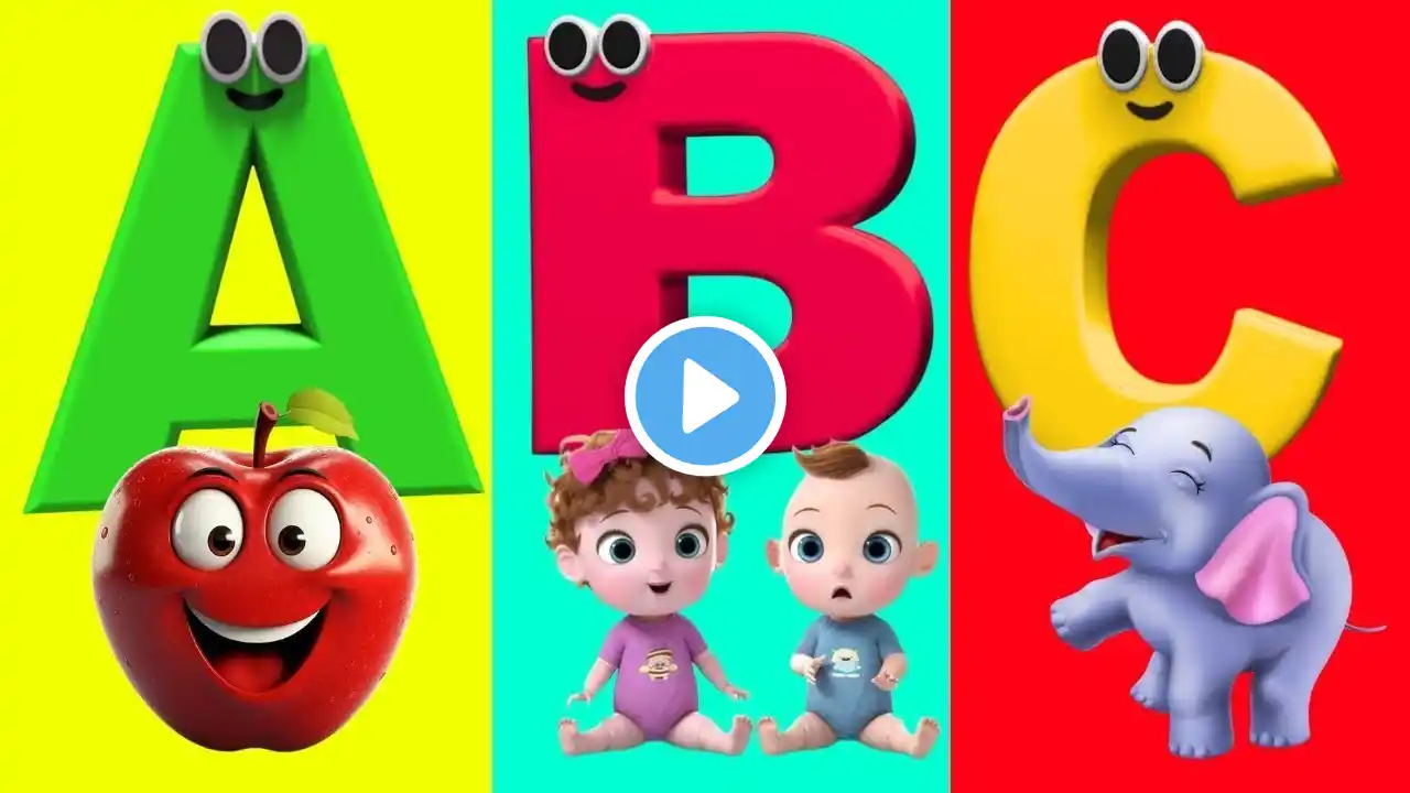 ABC Kid's Song / Phonics Song / Kiddos Study Zone / Tiny Tots / ABC lyrics song /#abcdrhymesforkids