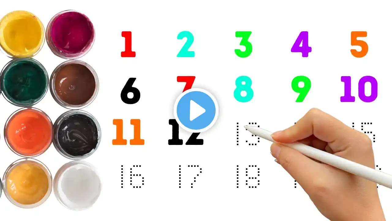 Counting world 🌎| 1 to 100 counting | learn to count | 1 2 3 4 5 6 7 8 9 10