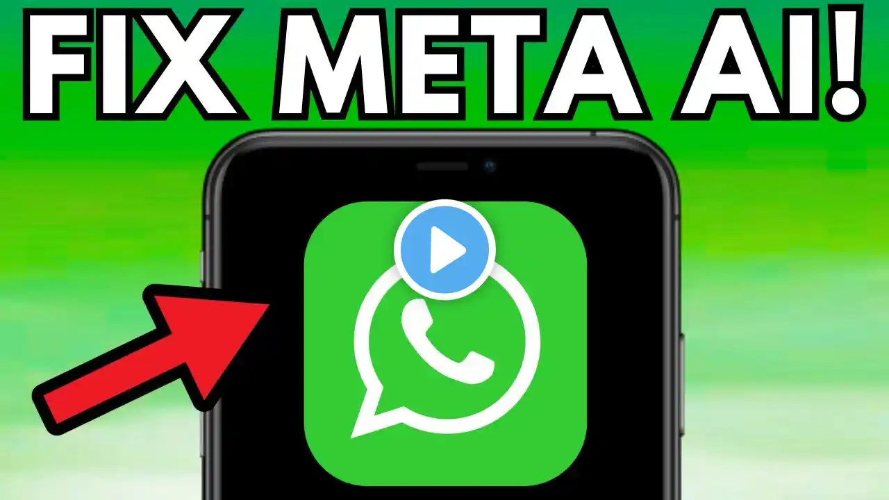 How to fix meta ai not showing on whatsapp 2025