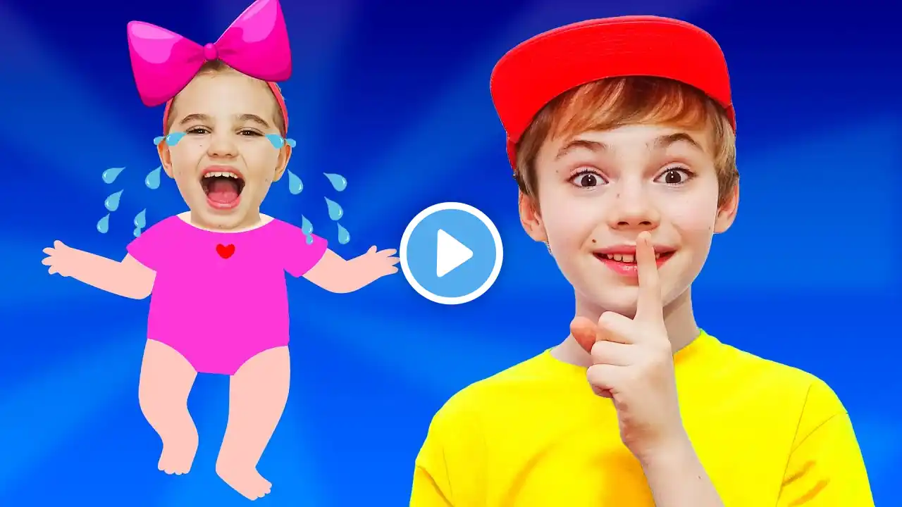 Baby Don't Cry + MORE | Nick and Poli - Nursery Rhymes & Kids Songs