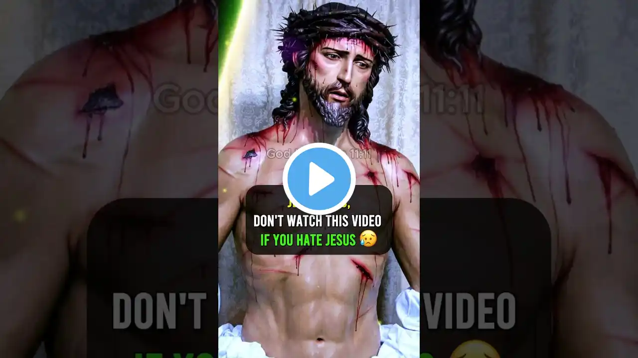 🔴JESUS SAYS - IF YOU HATE ME SKIP NOW 😭😭 | God message today | #jesus #godmessage #shorts