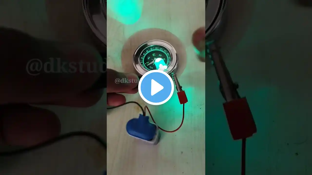 Lighting bulb has magnetic field #shorts #science #diy #ytshorts