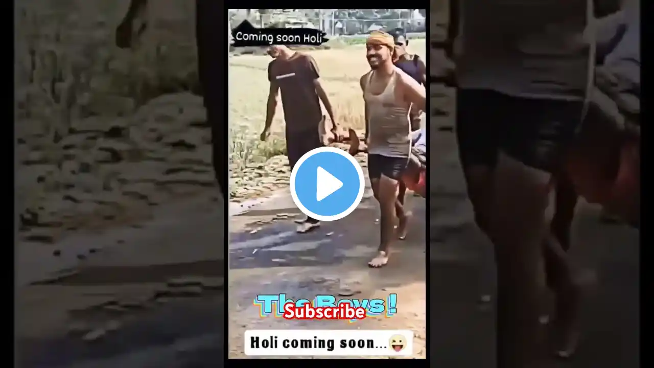 holi girls vs boys 😍😂 | #holi #funnyholi #funny #girlsvsboysfunny #shorts #youtubeshorts #comedy