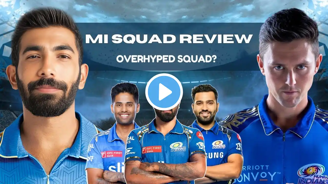 Mumbai Indians 2025 squad review | Best playing XI | can MI bounce back in 2025? #ipl2025  #mi