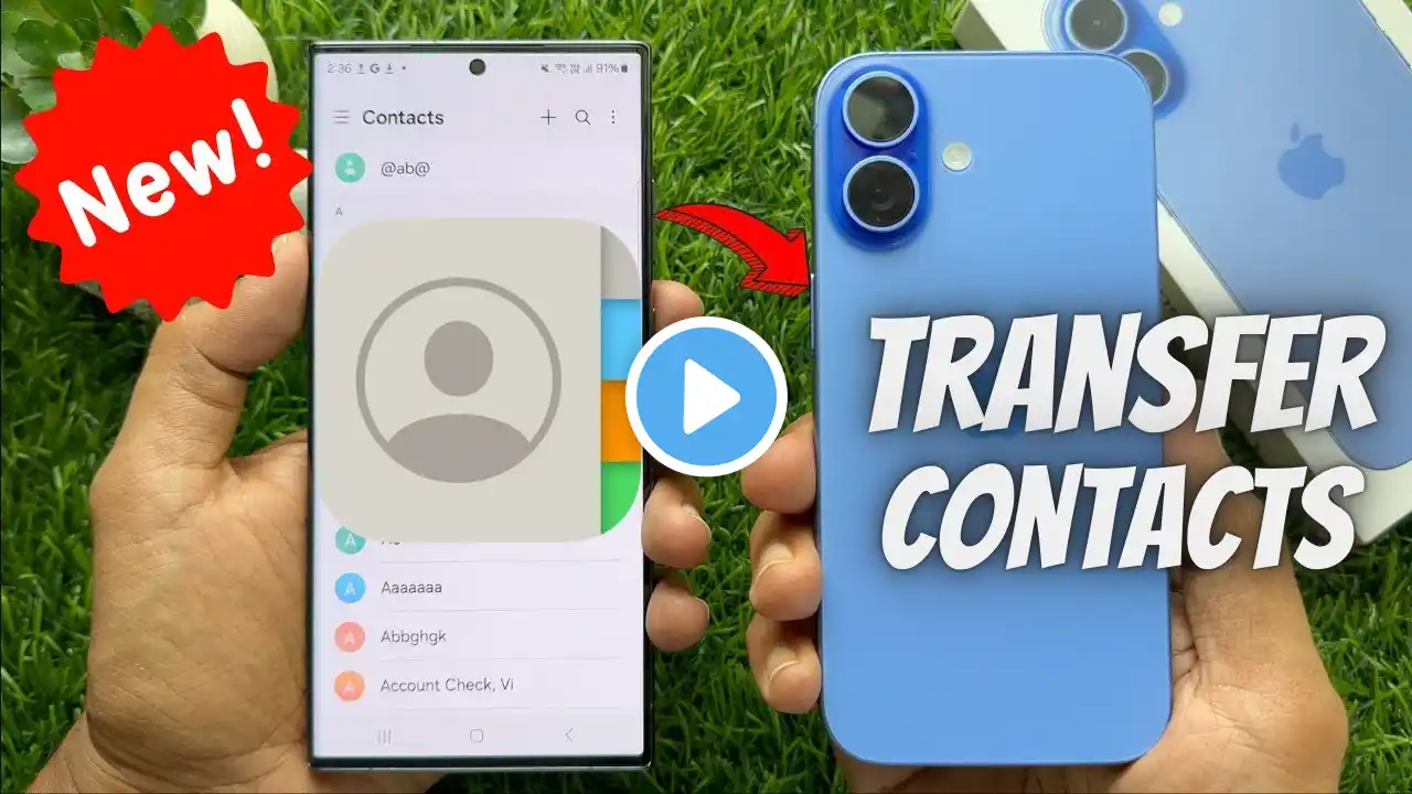 How to Transfer Contacts from Android to iPhone 16 Without Computer