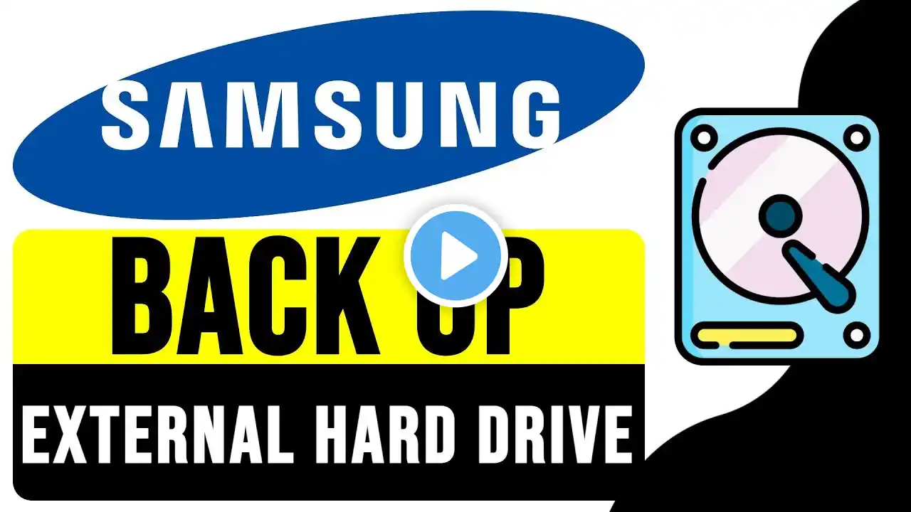 How to BACK UP Samsung Phone to External Hard Drive 2024 | Transfer Data to Hard Drive