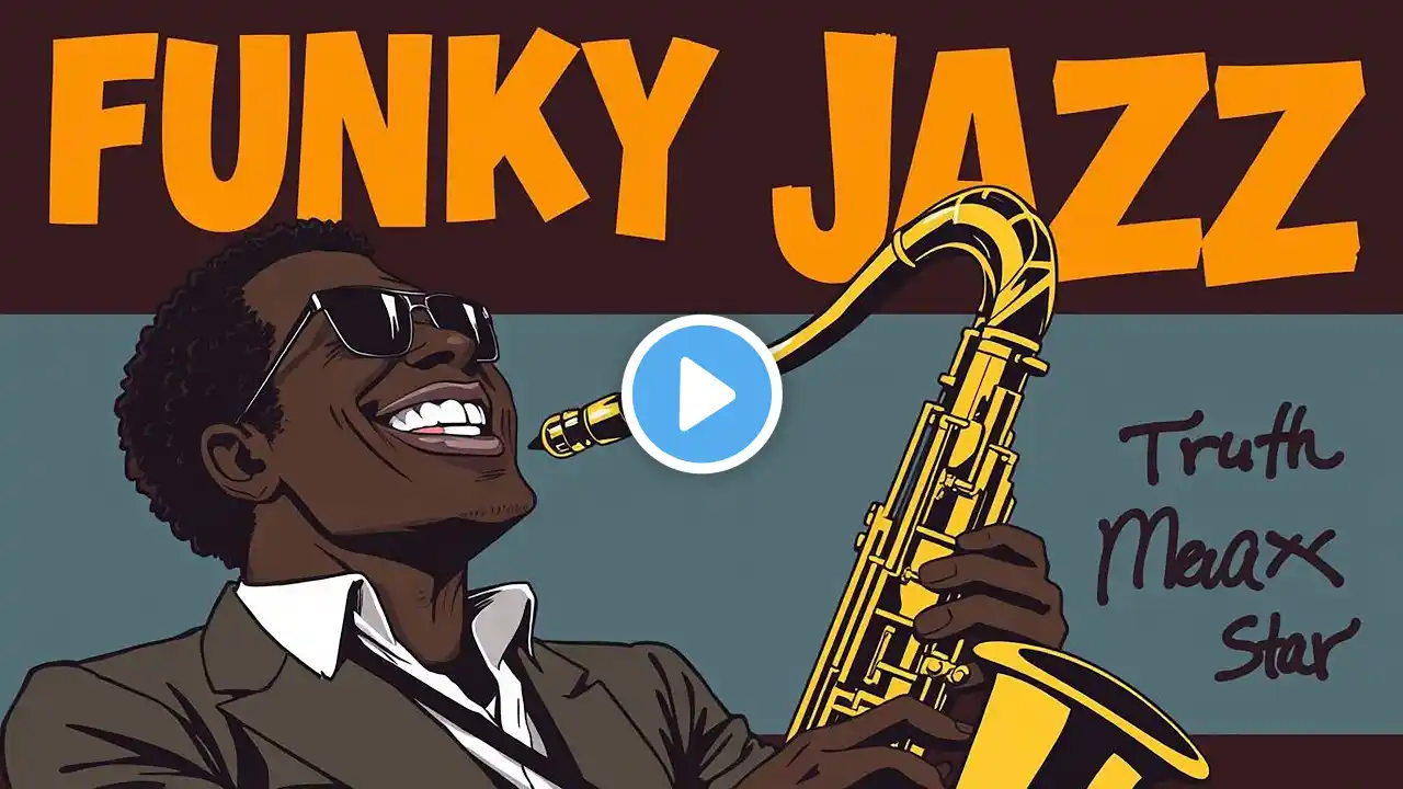 Relaxing Funky Jazz Saxophone | Smooth Grooves for Peaceful Days and Cozy Evenings Anytime