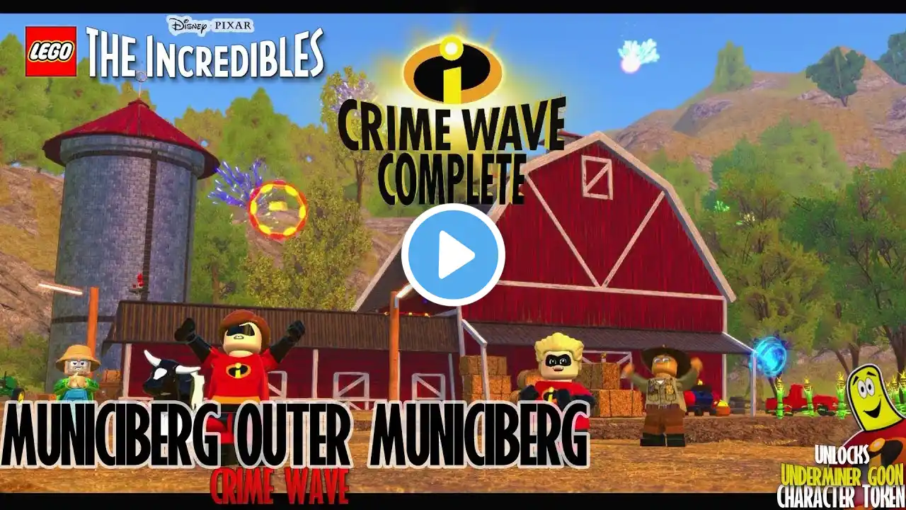 Lego The Incredibles: Municiberg / Outer Municiberg CRIME WAVE - HTG