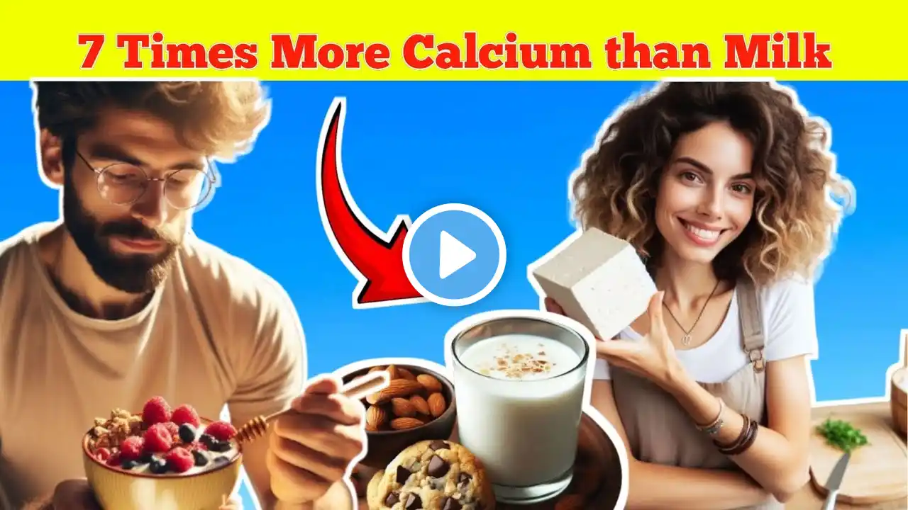 7 foods that have more Calcium than milk (Get stronger bones)