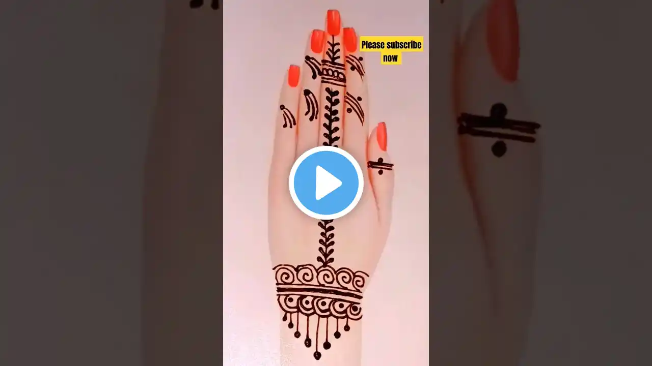 dot mehandi tricks #simple arms mehandi design #subscribe my channel 🙏😔 ii