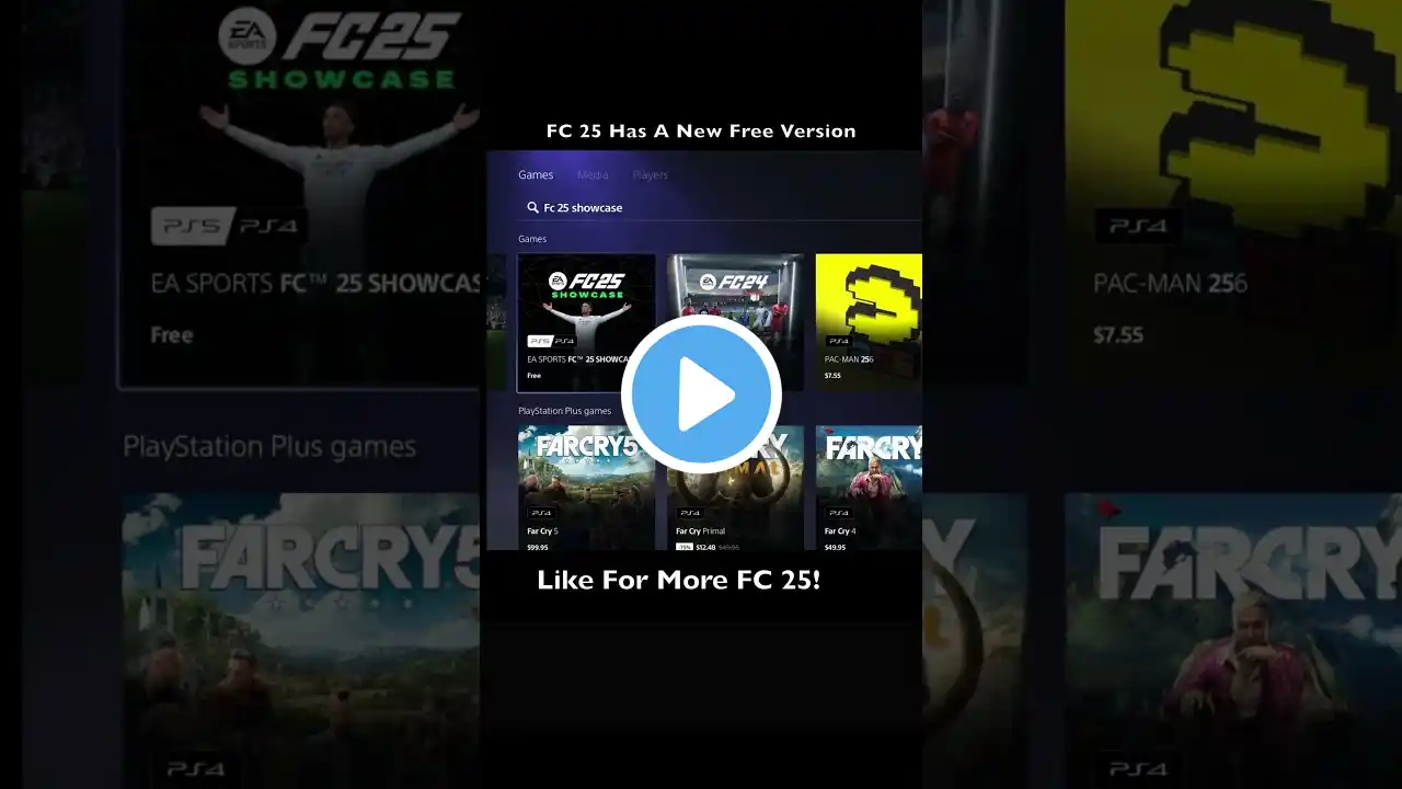 The Free Version Of FC 25 #fc25 #fifa #football #soccer #ps5