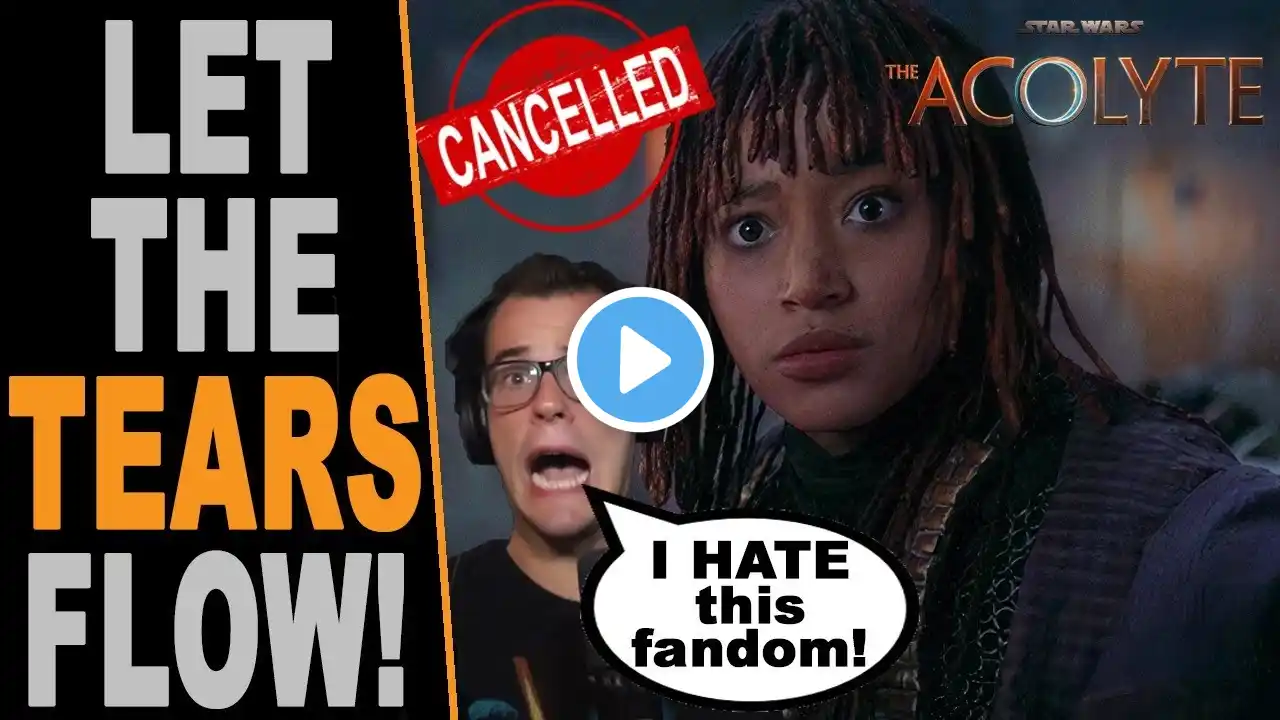 Woke Disney Star Wars Shills MELTDOWN Over The Acolyte Cancellation