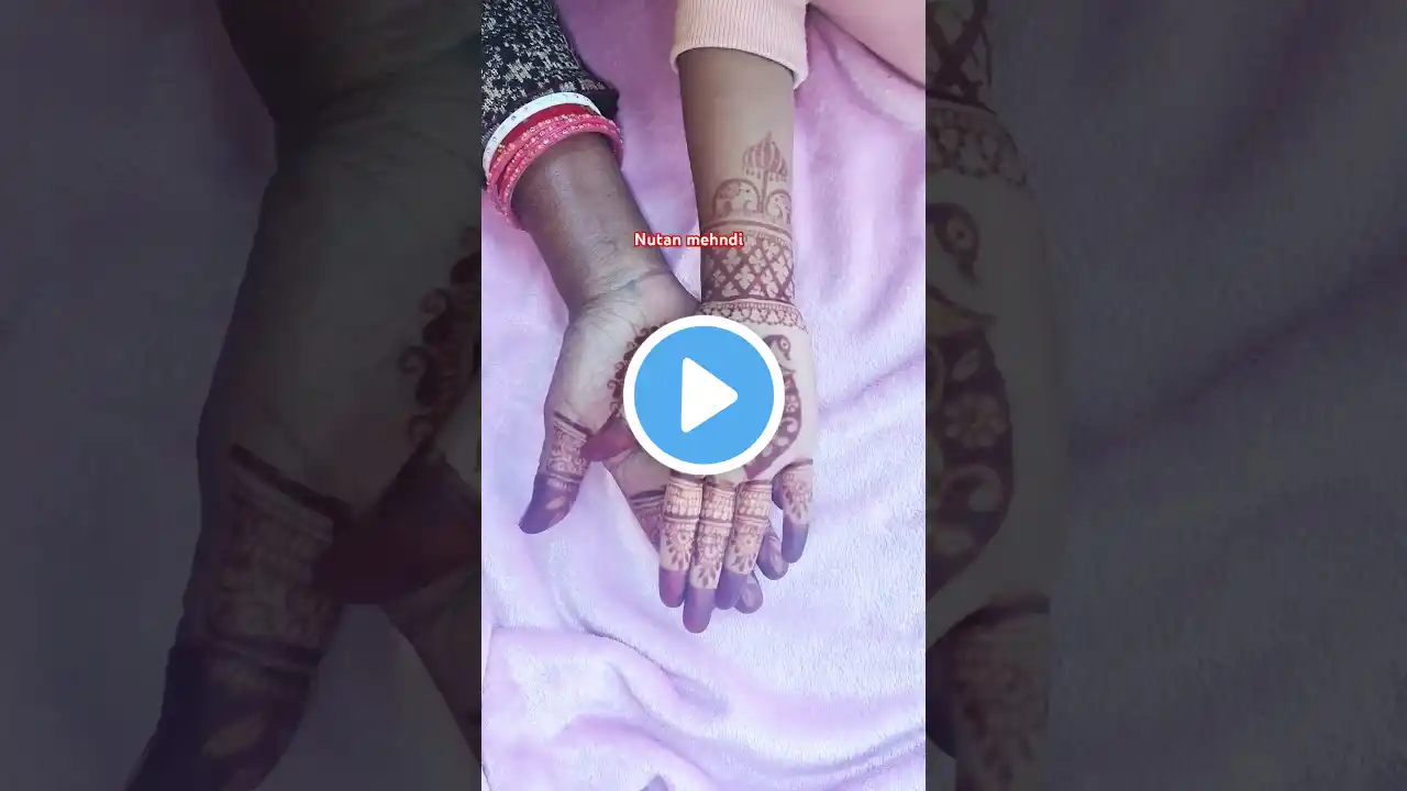 New trending latest and trending peacock mehndi designs #peacockmehndi #mehndi #shorts #nutanmehndi