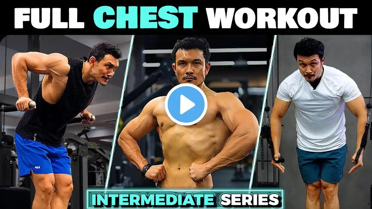 BIG CHEST WORKOUT for INTERMEDIATE in HINDI |चेस्ट वर्कआउट इंटरमीडिएट के लिए|