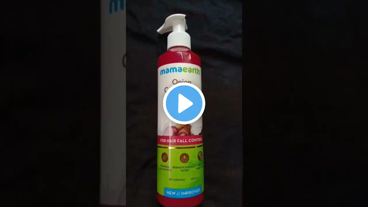 Mamaearth Onion Hair fall shampoo conditioner and hair oil #mamaearth #shorts #shortvideo #trending