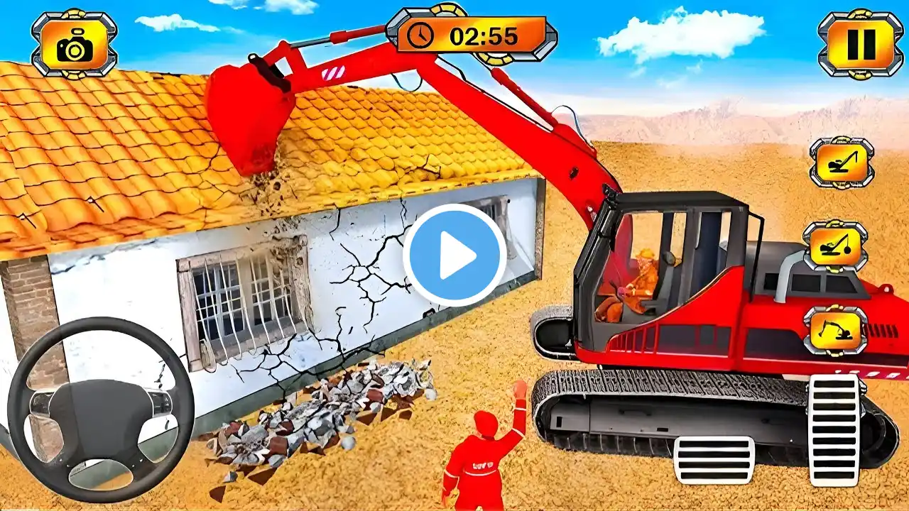 Best Road Construction Simulator Game - City Road Construction Simulator 3D Game - Android Gameplay