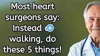 Instead of walking, do these 5 things for your blood and heart health! Most heart surgeons said!