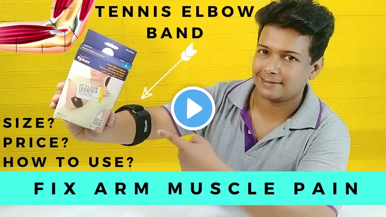 How To Use Tynor Tennis Elbow Band | Tennis Elbow Pain Relief - Band | How to Fix Elbow Pain