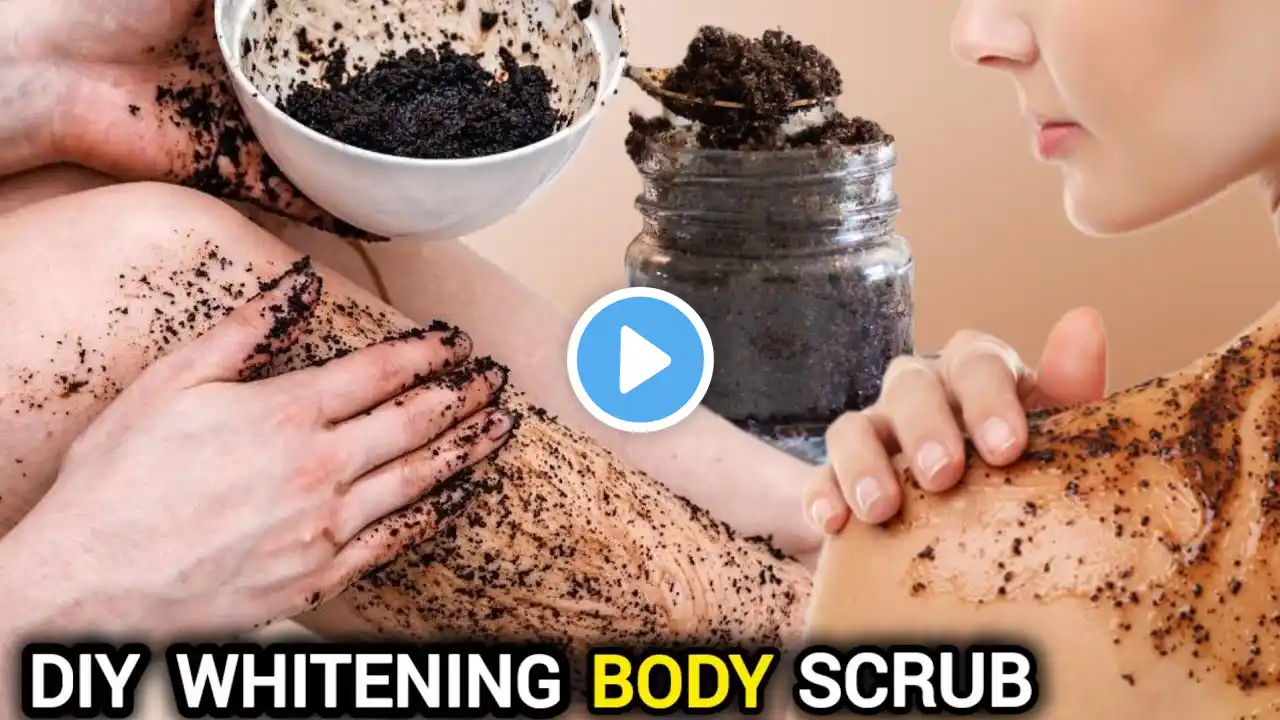 Homemade Body Scrub Recipe For Sun Tan Removal | DIY Scrub For Glowing Face & Body | Body Polishing