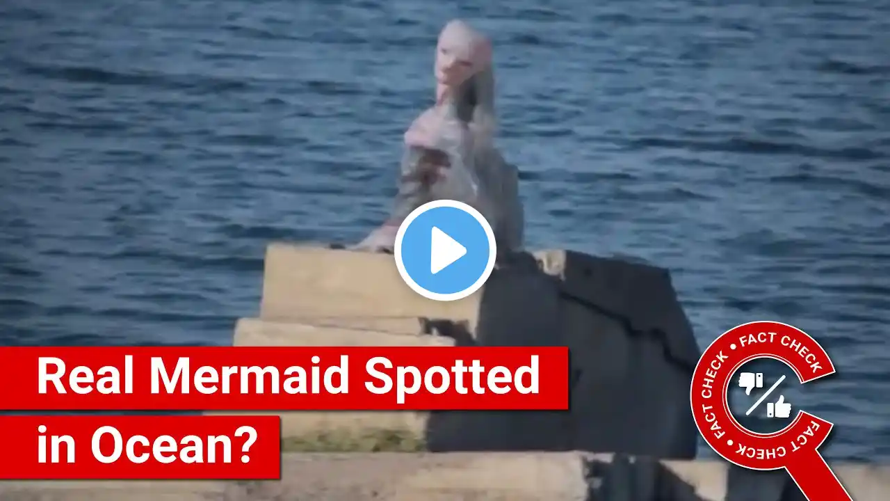 FACT CHECK: Viral Video Shows Real Mermaid in the Ocean Caught on Camera?