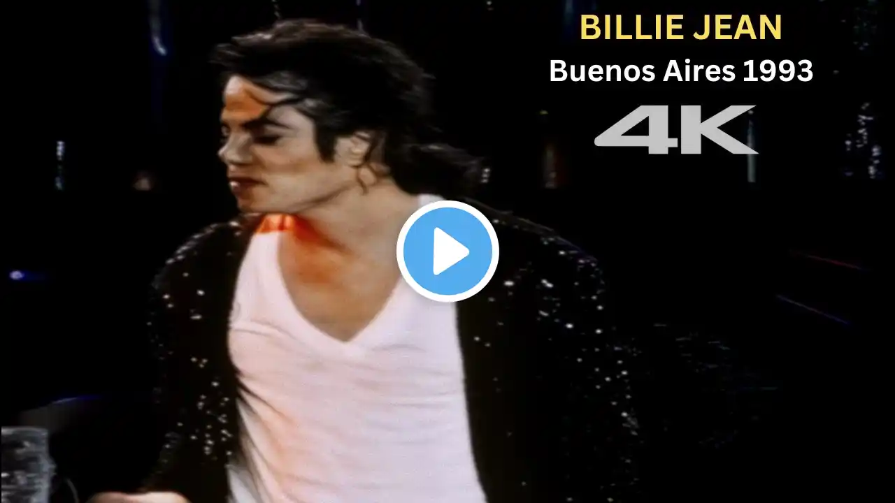 Michael Jackson | Billie Jean - Live in Argentina Buenos Aires, 1993