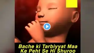 Secret life of unborn child by Shaykh saqib shaami بچے کی تربیت ماں کے پیٹ سے ہی شروع ہو جاتی ہے