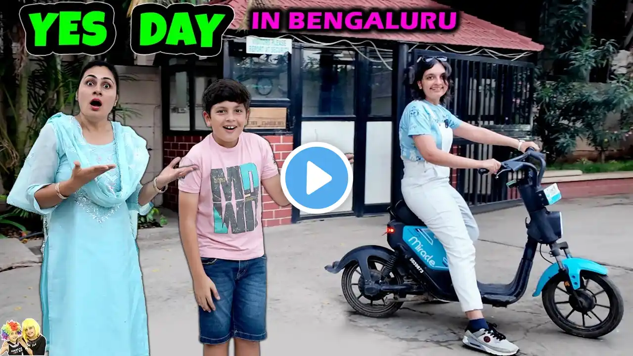 TRIP to Bengaluru | YES DAY Family Travel Vlog | Funny activities | Aayu and Pihu Show