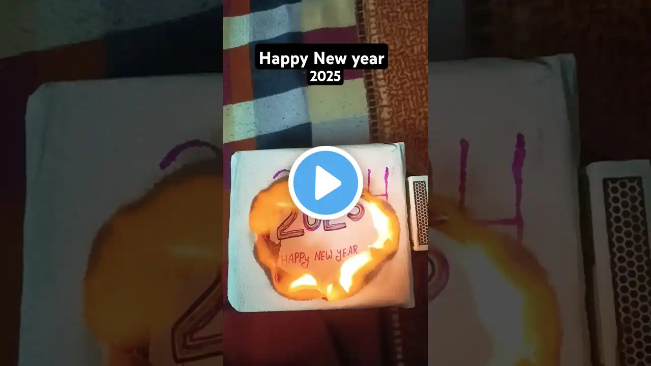 Happy New 🔥year 2025 fire card#song #diy #handmade #happynewyear #comingsoon #newyear #2025 #story