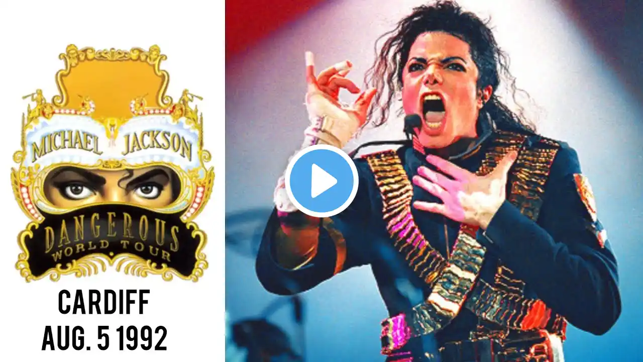 Michael Jackson - Dangerous Tour Live in Cardiff (August 5 1992)