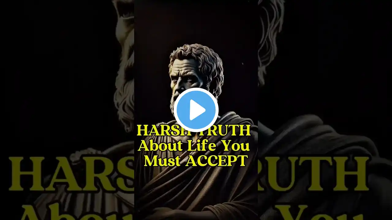 The HARSH TRUTH About Life You Must ACCEPT. #Stoicism #Mindset #Resilience #LifeLessons #Philosophy