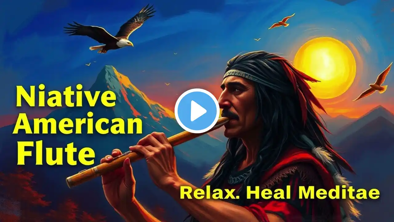 Ancient Tribal Rhythms to Restore Your Inner Peace I Healing Native American Music I Eagle Sunset