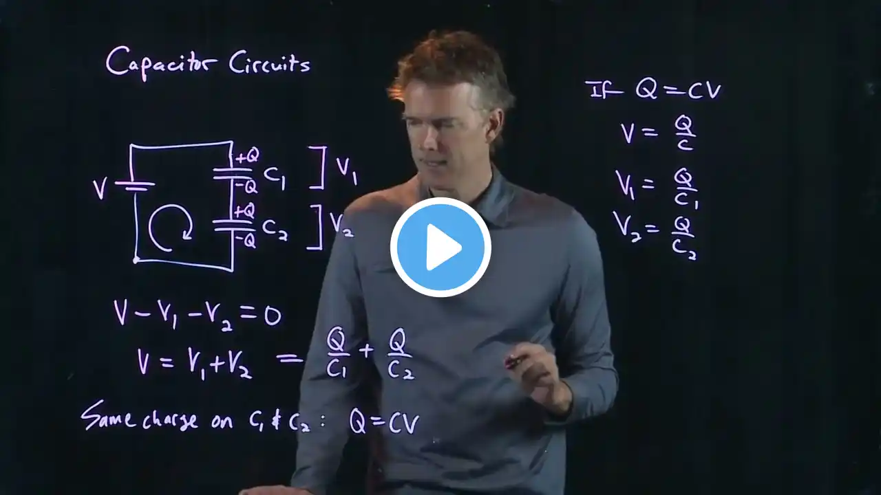 Capacitors in Series | Physics with Professor Matt Anderson | M22-12